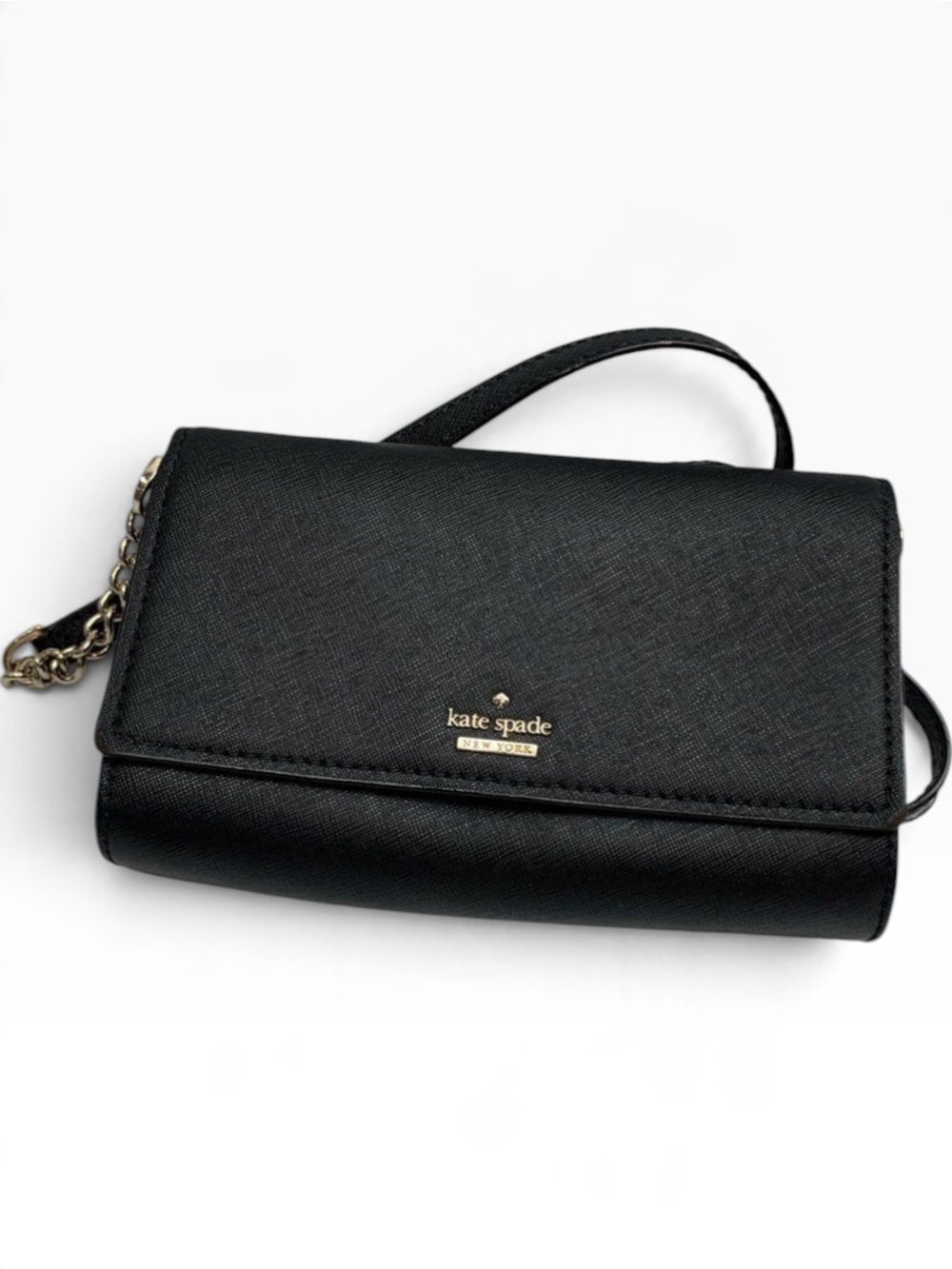 kate spade New York Black Crossbody Wallet Bag